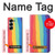 S3799 Cute Vertical Watercolor Rainbow Case Cover Custodia per Samsung Galaxy Z Fold 6