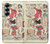 S3820 Vintage Cowgirl Fashion Paper Doll Case Cover Custodia per Samsung Galaxy Z Fold 6