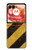 S2231 Yellow and Black Line Hazard Striped Case Cover Custodia per Motorola Razr 50