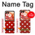 S2951 Red Polka Dots Case Cover Custodia per Motorola Razr 50