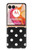 S2299 Black Polka Dots Case Cover Custodia per Motorola Razr 50 Ultra