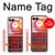 S2374 Tartan Red Pattern Case Cover Custodia per Motorola Razr 50 Ultra