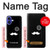S1946 Sir Mustache Minimalism Case Cover Custodia per iPhone 16