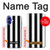 S2297 Black and White Vertical Stripes Case Cover Custodia per iPhone 16