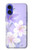 S2361 Purple White Flowers Case Cover Custodia per iPhone 16