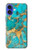 S2906 Aqua Turquoise Stone Case Cover Custodia per iPhone 16 S2906 Aqua Turquoise Stone Case Cover Custodia per iPhone 16