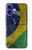 S3297 Brazil Flag Vintage Football Graphic Case Cover Custodia per iPhone 16