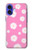 S3500 Pink Floral Pattern Case Cover Custodia per iPhone 16