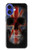 S3848 United Kingdom Flag Skull Case Cover Custodia per iPhone 16