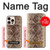 S2875 Rattle Snake Skin Graphic Printed Case Cover Custodia per iPhone 16 pro