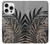 S3692 Gray Black Palm Leaves Case Cover Custodia per iPhone 16 pro