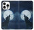 S3693 Grim White Wolf Full Moon Case Cover Custodia per iPhone 16 pro