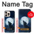 S3693 Grim White Wolf Full Moon Case Cover Custodia per iPhone 16 pro