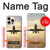 S3837 Airplane Take off Sunrise Case Cover Custodia per iPhone 16 pro