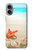 S3212 Sea Shells Starfish Beach Case Cover Custodia per iPhone 16 plus