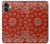 S3355 Bandana Red Pattern Case Cover Custodia per iPhone 16 plus