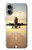 S3837 Airplane Take off Sunrise Case Cover Custodia per iPhone 16 plus