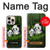 S2441 Panda Family Bamboo Forest Case Cover Custodia per iPhone 16 pro max