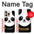 S2662 Cute Panda Cartoon Case Cover Custodia per iPhone 16 pro max