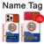 S3017 Paraguay Flag Case Cover Custodia per iPhone 16 pro max