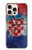S3313 Croatia Flag Vintage Football Graphic Case Cover Custodia per iPhone 16 pro max