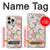 S3688 Floral Flower Art Pattern Case Cover Custodia per iPhone 16 pro max