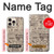 S3819 Retro Vintage Paper Case Cover Custodia per iPhone 16 pro max