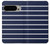 S2767 Navy White Striped Case Cover Custodia per Google Pixel 9 Pro
