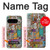 S3879 Retro Music Doodle Case Cover Custodia per Google Pixel 9 Pro