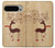 S3081 Wooden Raindeer Graphic Printed Case Cover Custodia per Google Pixel 9 Pro XL