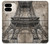 S3416 Eiffel Tower Blueprint Case Cover Custodia per Google Pixel 9 Pro Fold