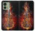 S0864 Fire Violin Case Cover Custodia per Motorola Edge (2023), Edge 40