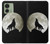 S1981 Wolf Howling at The Moon Case Cover Custodia per Motorola Edge (2023), Edge 40