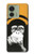 S2324 Funny Monkey with Headphone Pop Music Case Cover Custodia per Motorola Edge (2023), Edge 40