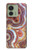S3034 Colored Marble Texture Printed Case Cover Custodia per Motorola Edge (2023), Edge 40