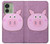 S3269 Pig Cartoon Case Cover Custodia per Motorola Edge (2023), Edge 40