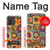 S3409 Squares Concentric Circles Case Cover Custodia per Motorola Edge 40 Neo