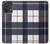 S3452 Plaid Fabric Pattern Case Cover Custodia per Motorola Edge 40 Neo