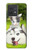 S3795 Kitten Cat Playful Siberian Husky Dog Paint Case Cover Custodia per Motorola Edge 40 Neo