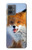 S0417 Fox Case Cover Custodia per Motorola Moto G14