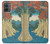 S3348 Utagawa Hiroshige The Monkey Bridge Case Cover Custodia per Motorola Moto G14