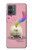 S3923 Cat Bottom Rainbow Tail Case Cover Custodia per Motorola Moto G14