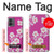 S3924 Cherry Blossom Pink Background Case Cover Custodia per Motorola Moto G14
