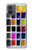 S3956 Watercolor Palette Box Graphic Case Cover Custodia per Motorola Moto G14