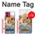 S0242 Cute Rabbit Case Cover Custodia per Motorola Moto G84