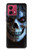 S2585 Evil Death Skull Pentagram Case Cover Custodia per Motorola Moto G84