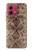 S2875 Rattle Snake Skin Graphic Printed Case Cover Custodia per Motorola Moto G84