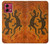 S2901 Lizard Aboriginal Art Case Cover Custodia per Motorola Moto G84