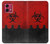 S2917 Biohazards Virus Red Alert Case Cover Custodia per Motorola Moto G84