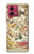 S3145 Antique Constellation Star Sky Map Case Cover Custodia per Motorola Moto G84